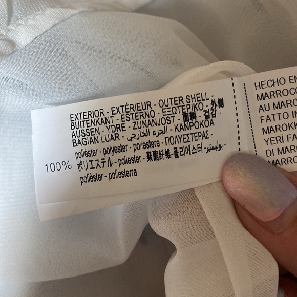 Zara Satin Tiered Ditsy Floral Mini Skirt Size XL - Picture 11 of 13